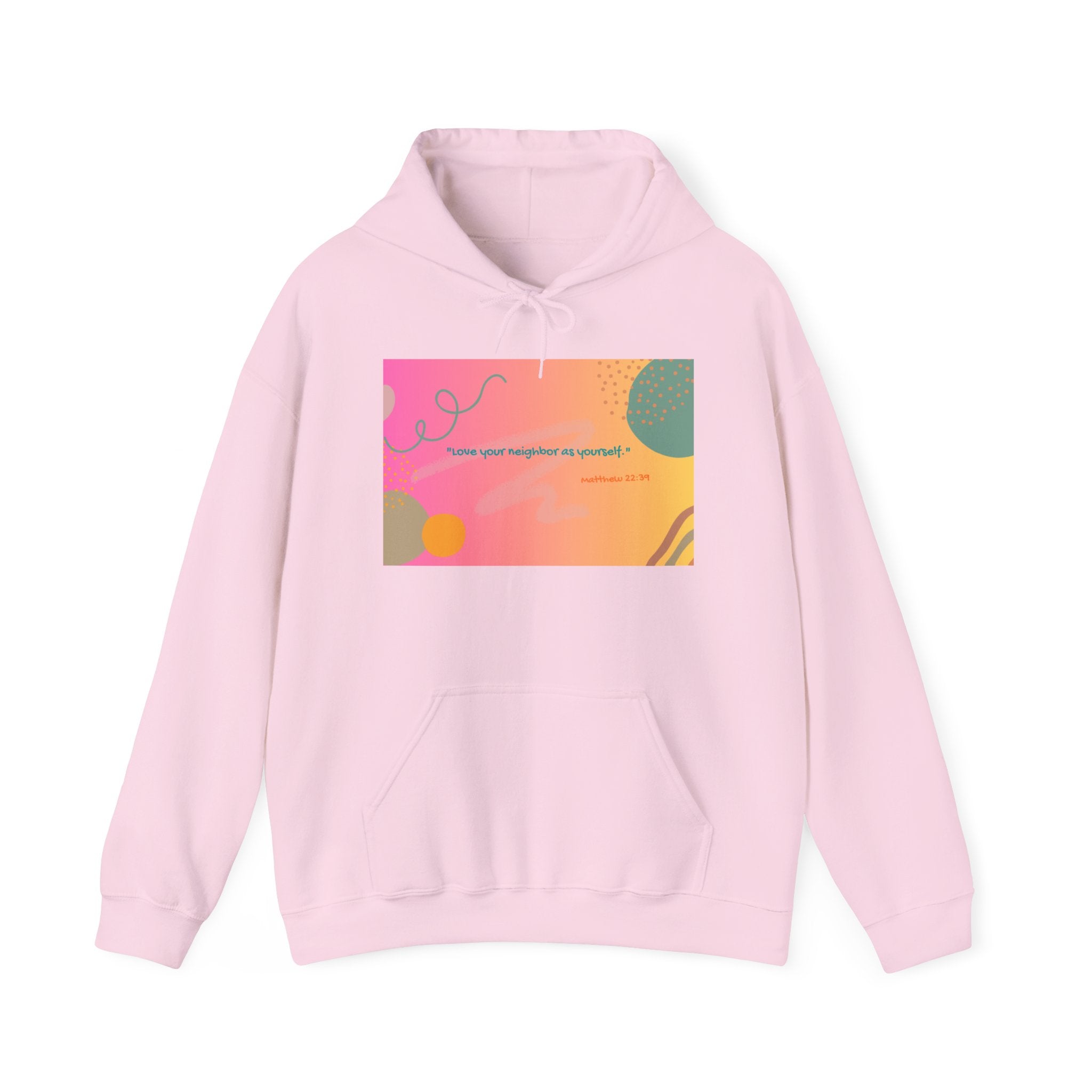 Colorful Inspirational Hoodie: Cozy Vibes, Unisex Sweatshirt, Motivational Gift, Trendy Casual Wear, Perfect for All Occasions