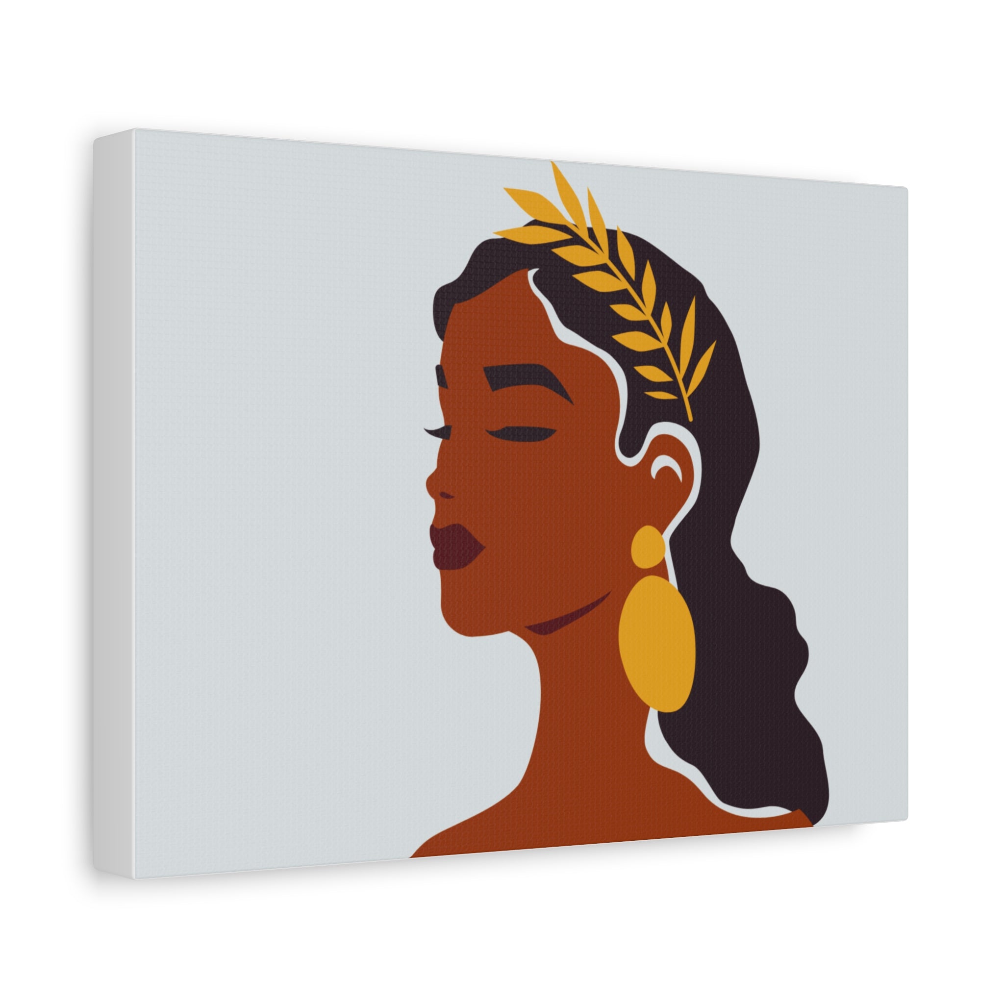 Elegant Woman Canvas Art, Modern Wall Decor for Home, Gift for Her, Bohemian Style Artwork, Feminine Decor, Inspirational Prints