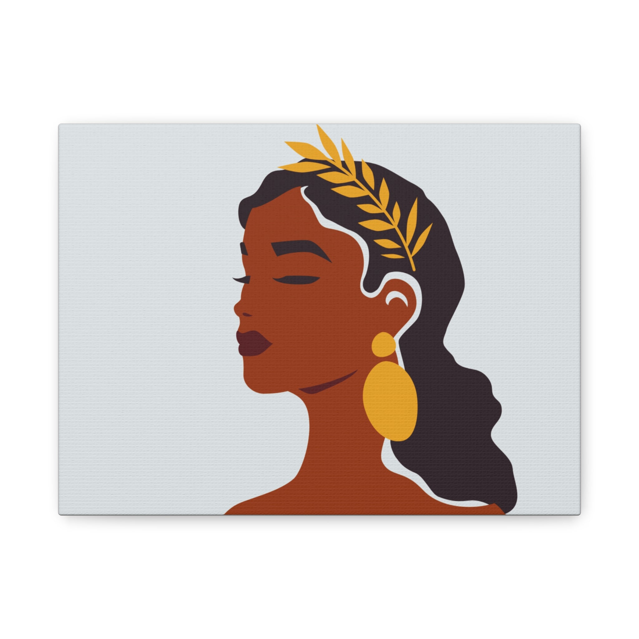 Elegant Woman Canvas Art, Modern Wall Decor for Home, Gift for Her, Bohemian Style Artwork, Feminine Decor, Inspirational Prints