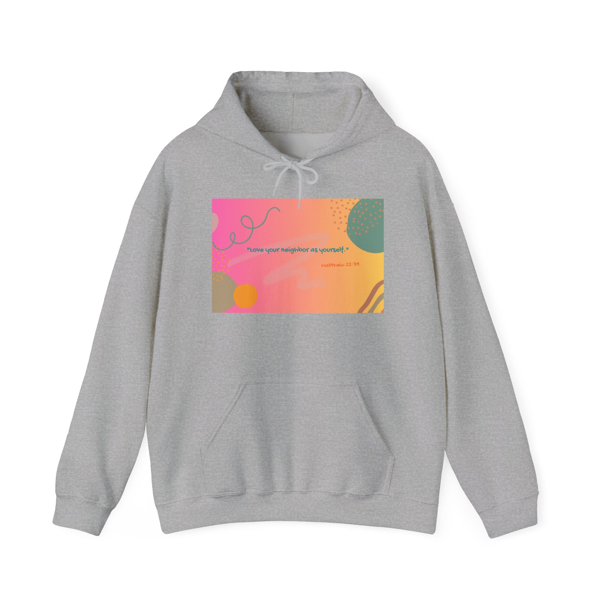 Colorful Inspirational Hoodie: Cozy Vibes, Unisex Sweatshirt, Motivational Gift, Trendy Casual Wear, Perfect for All Occasions