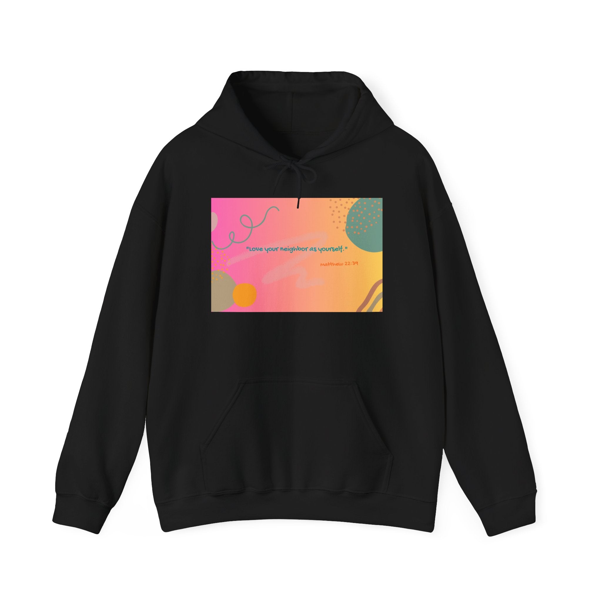 Colorful Inspirational Hoodie: Cozy Vibes, Unisex Sweatshirt, Motivational Gift, Trendy Casual Wear, Perfect for All Occasions