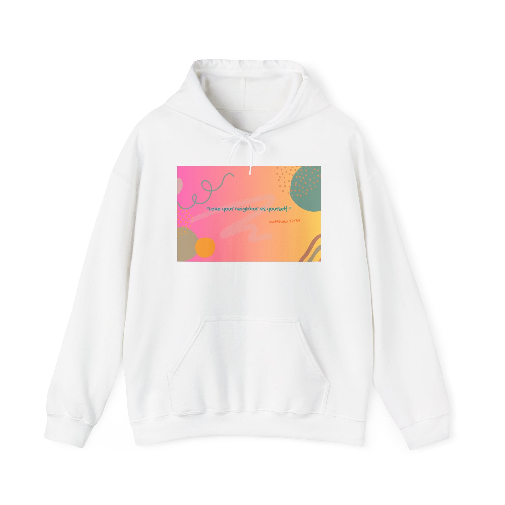 Colorful Inspirational Hoodie: Cozy Vibes, Unisex Sweatshirt, Motivational Gift, Trendy Casual Wear, Perfect for All Occasions